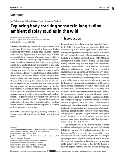 First page of the print version