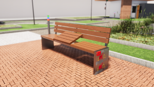 Smart park bench
